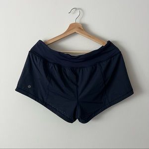 Lululemon 2” inseam perforated running shorts